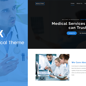 HealthX WordPress Theme